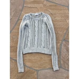 Abercrombie and Fitch Cream Knit Sweater Women’s Medium
